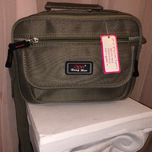 Dong Hao Other - Dong Hao Men’s Vintage travel message crossbody bag Khaki